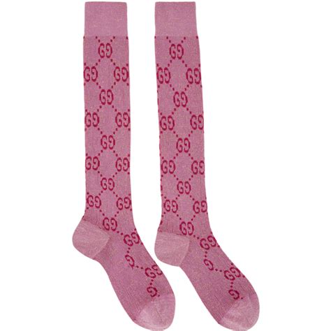 red and purple gucci socks|pink Gucci socks men.